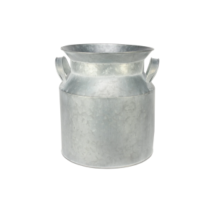 Galvanised Churn - Medium