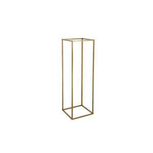 Gold Centrepiece Square Frame Stand