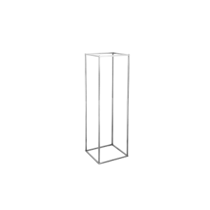 Silver Centrepiece Square Frame Stand